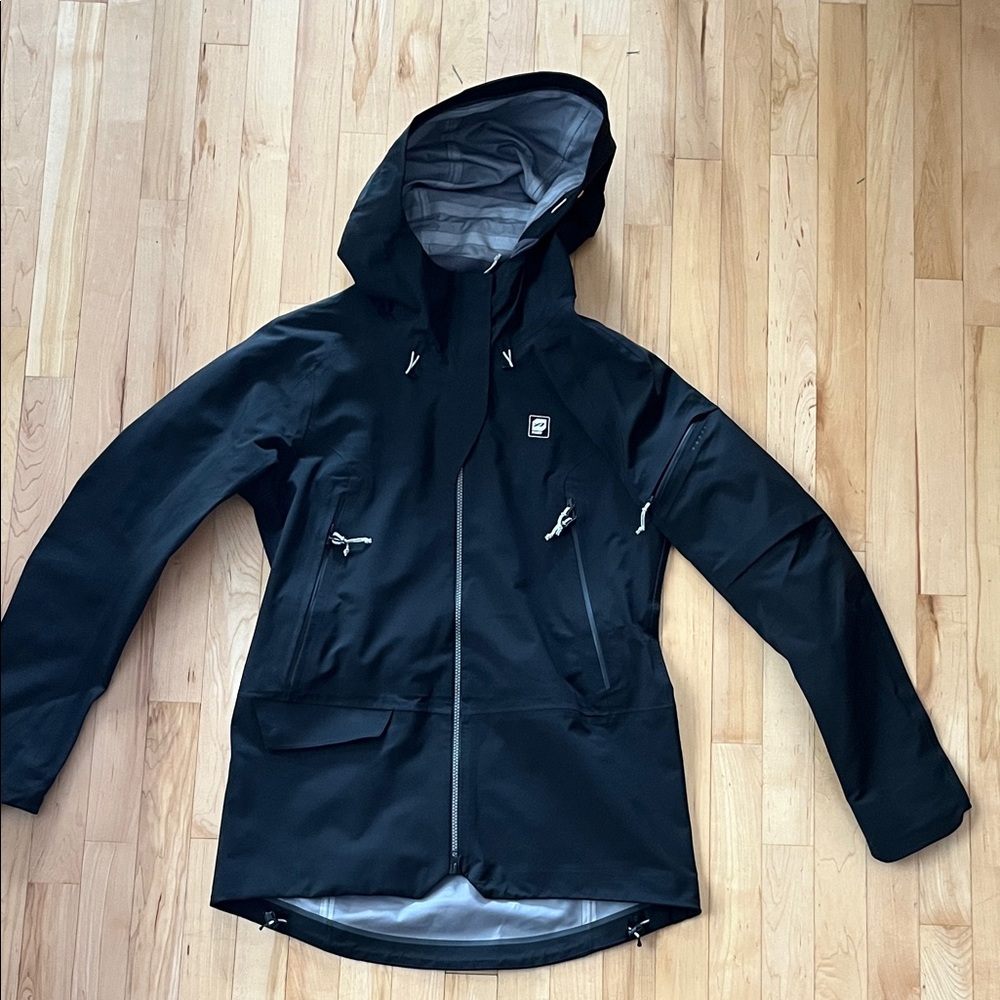 Orage Black Women's Ski Jacket with Hood